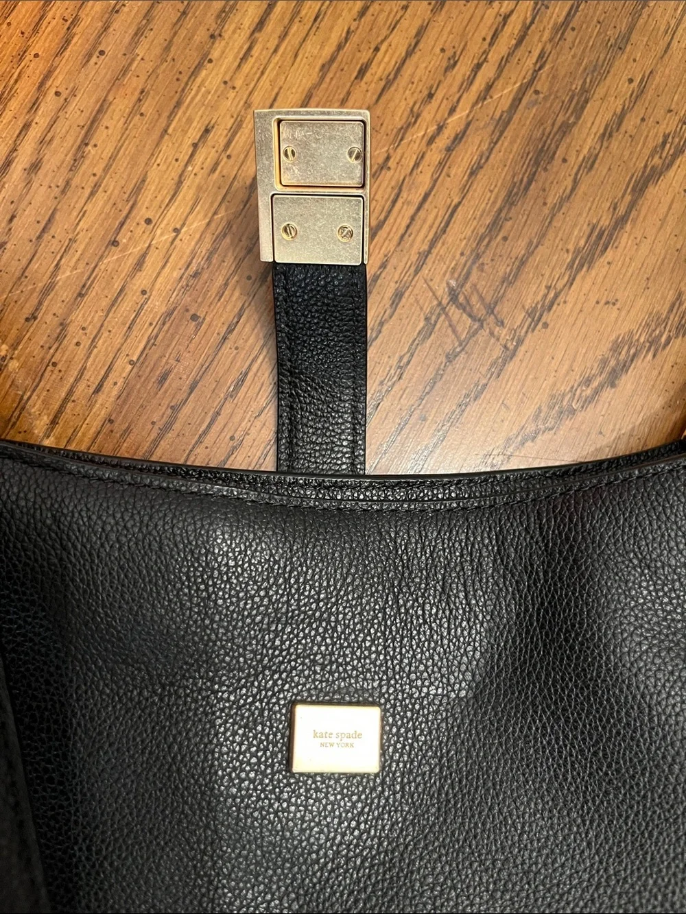 Kate Spade deco leather hobo bag